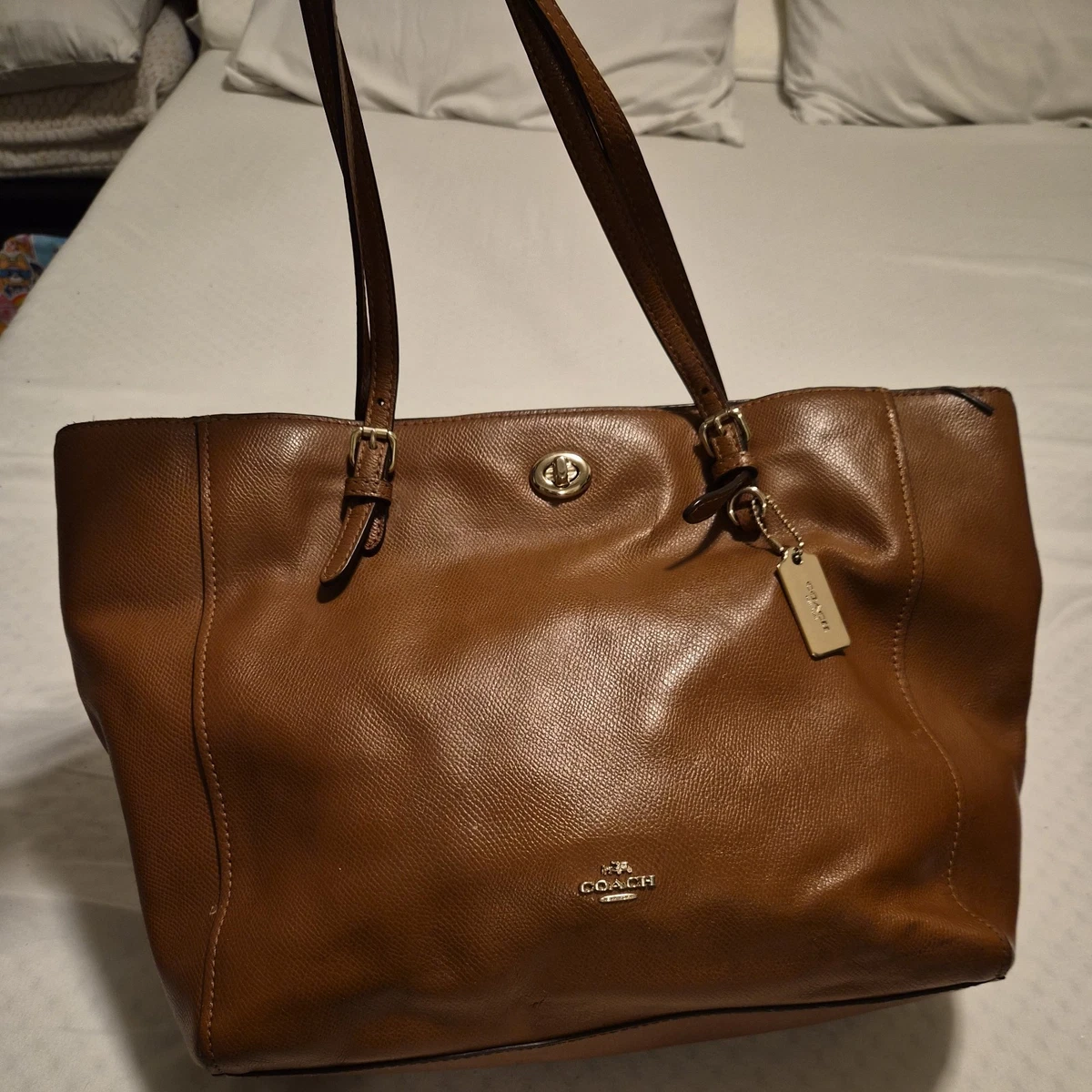 25+ Coach Turn Lock Tote Bags & Handbags for Women for sale