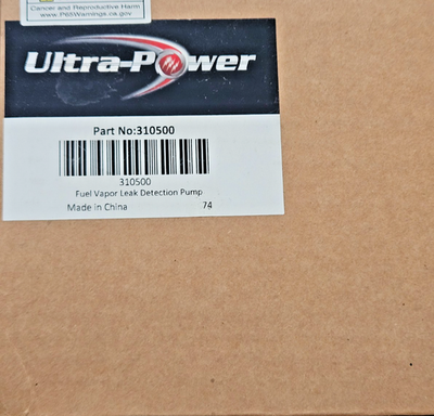 #ad Ultra Power Part No 310500 Fuel Vapor Leak Detection Pump $16.99