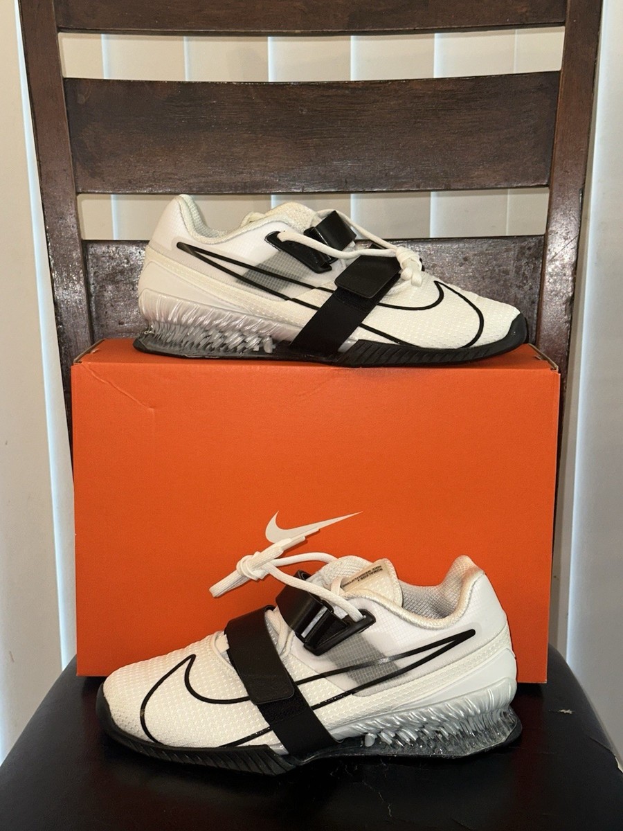 Size 9 - Nike Romaleos 4 White Black for sale online | eBay