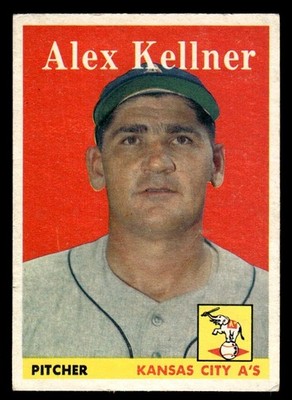 1958 Topps Baseball #3 Alex Kellner VG/EX *h1