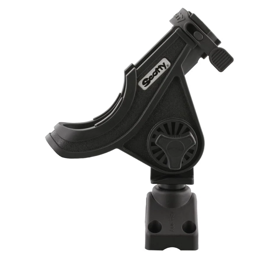 Scotty 0280-BK Rod Holder, Baicaster/Spinning, black W/0241 Side/Deck Mount - Image 2 of 4
