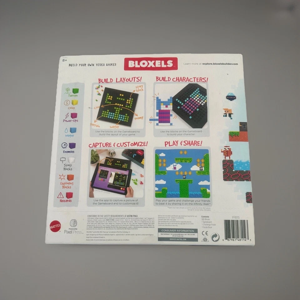 Bloxels Starter Kit Build Your Own Video Games - 320 Blocks - Image 3 of 4