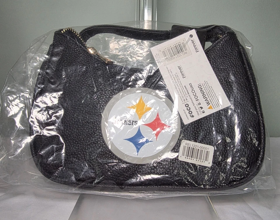 Pittsburgh Steelers FOCO NFL Black Shoulder Bag – New with Tags - Image 3 of 4