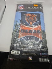 Wincraft Factory Sealed Chicago Bears 27"x37" Vibrant Vertical Team Flag NFL