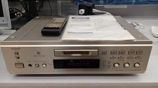 DENON DMD-1600AL MD Recorder Junk For Parts w/ Remote Manual