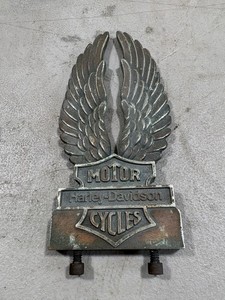 Old Harley Sissy Bar Emblem Insert