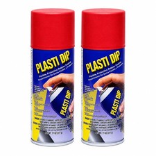 Plasti Dip 2 PACK Mulit-Purpose Rubber Coating Spray RED 11oz Aerosol