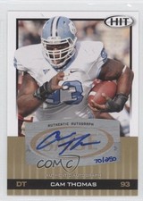 2010 SAGE Hit Gold Auto 70/250 Cam Thomas #A40 Auto 0a1