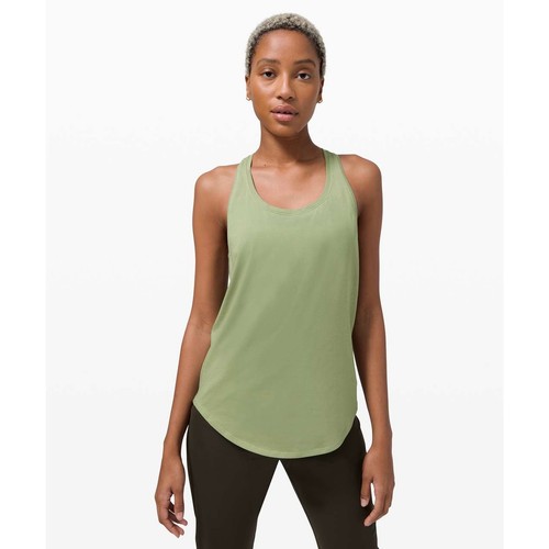 Lululemon Green Razorback Tank Top