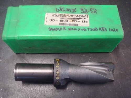 Ultra-Dex UD-1500-2D-125 Indexable Coolant Bit 1.50" Free USPS Shipping! USA