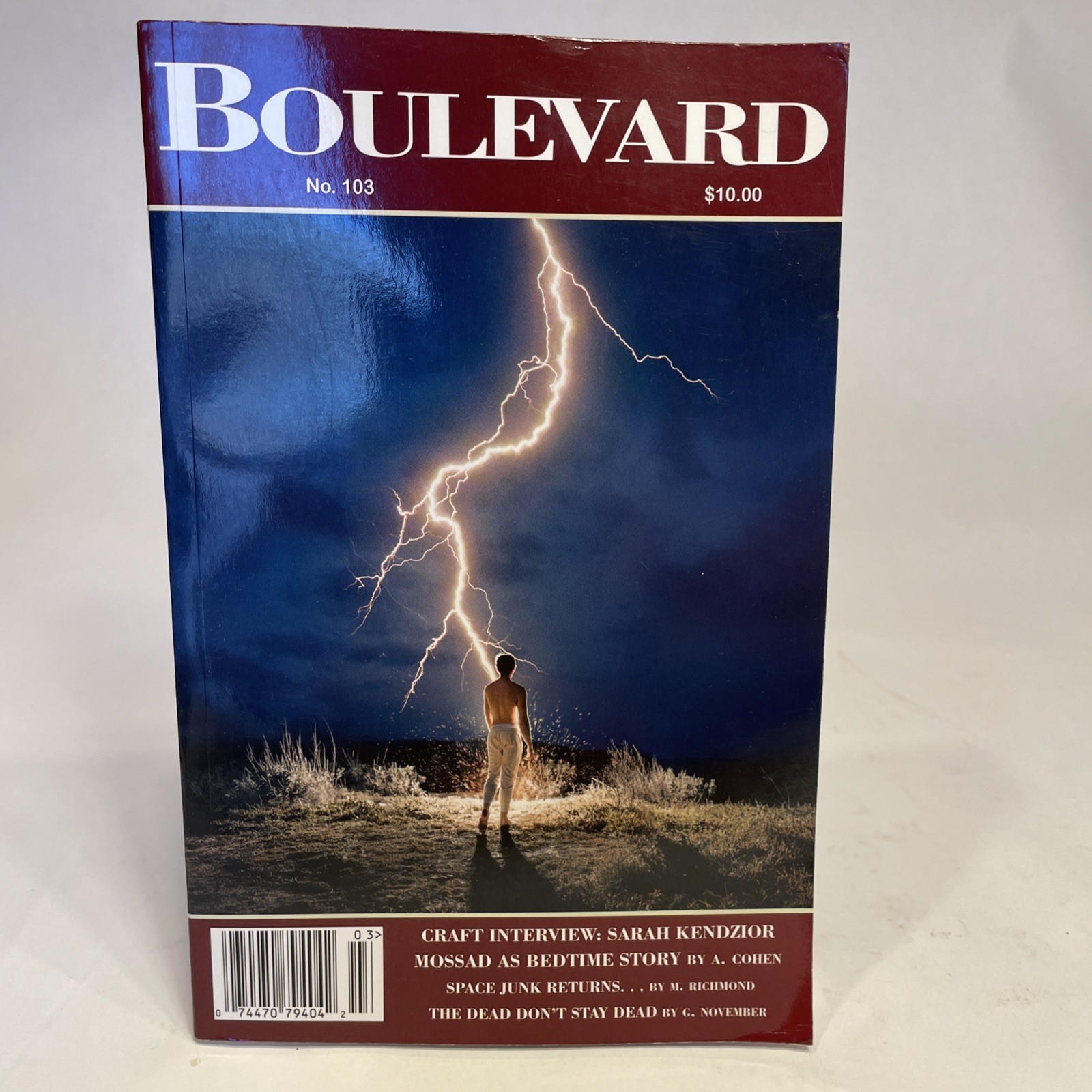 BOULEVARD LITERARY MAGAZINE Fall 2019 VOL 35, #1 POETRY-FICTION-NONFICTION