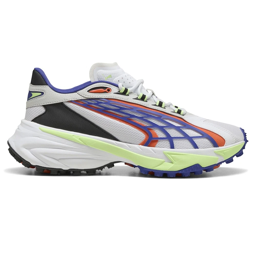 PUMA Spirex Raceday Lace Up Mens White Sneakers Casual Shoes 39770501