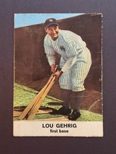 1961 Golden Press Lou Gehrig #16 Yankees HOF VG Vintage Baseball Card