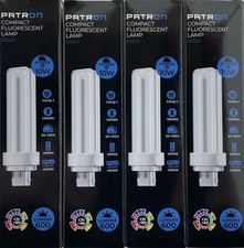 4 x 10 Watt G24q-1 4 pin COOL WHITE 13W 4000K PLCE LAMP Dulux DE Lynx DE Patron