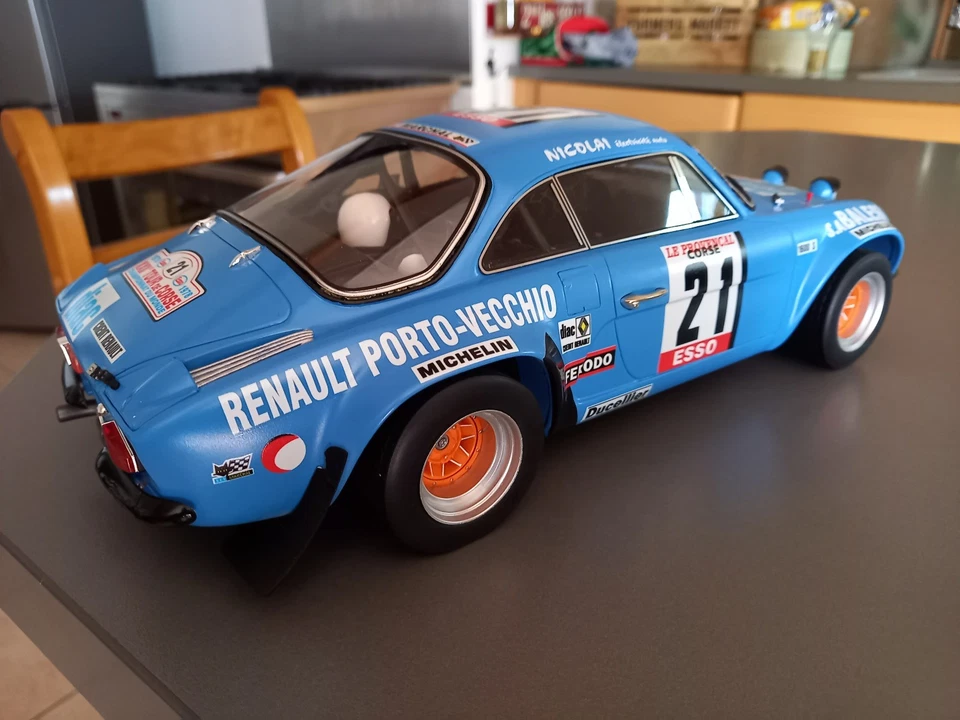 Alpine Renault A110 échelle 1/12 Base Otto Models Tour de Corse 1978 - Photo 4/4