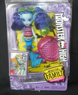 Monster High Monster Family of Lagoona Blue Ebbie Doll NIB NRFB 2016