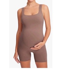 Mono Isabel Maternity by Ingrid & Isabel Active Unitard Marrón Para Mujer M Nuevo con Etiquetas