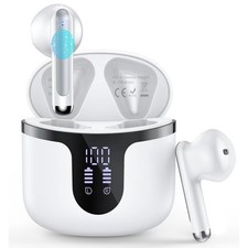 Wireless Hi-Fi Stereo Earbuds Bluetooth Headphones With Mic Sport Long Battery