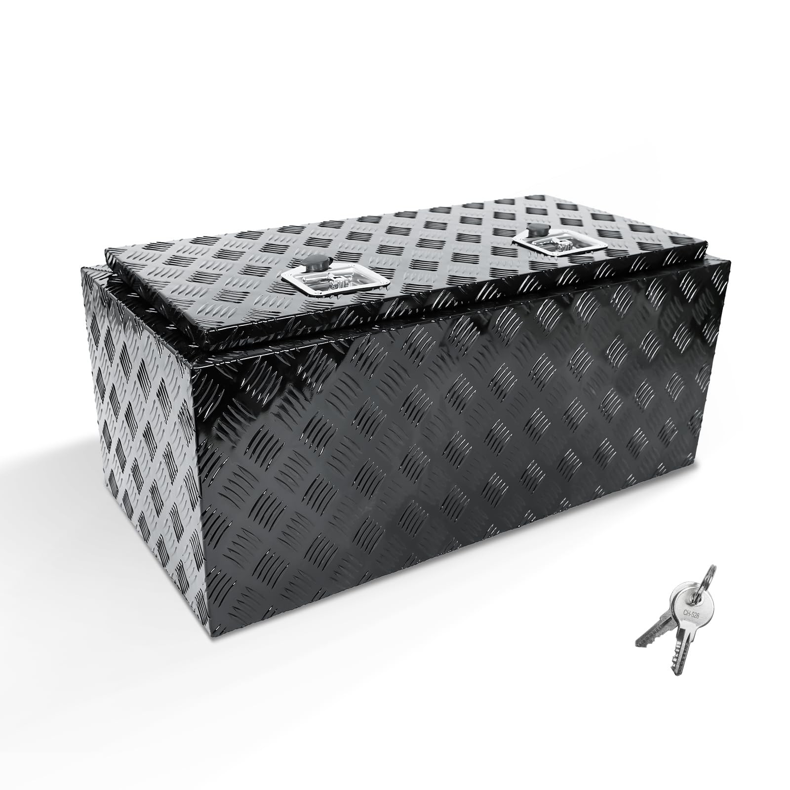 36Inch Heavy Duty Aluminum Tool Box,Waterproof Trailer Storage Box