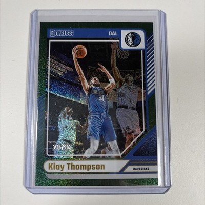 Klay Thompson - 2024-25 Panini Donruss Basketball GREEN DOTS #'d /85 Mavericks