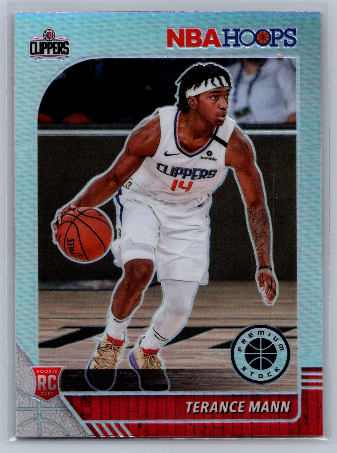 Terance Mann 2019-20 Hoops Premium Stock Rookie Silver #245