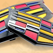 Front Grille + Tailgate Trunk Emblem Raised Badge for Cadillac CT6 XT5 ATS XTS