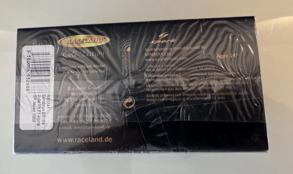 Eurobrun ER189 Judd V8 F1 Alpha GP Japan 1989 Oscar Larrauri 1:43 Spark - Bild 3 von 4