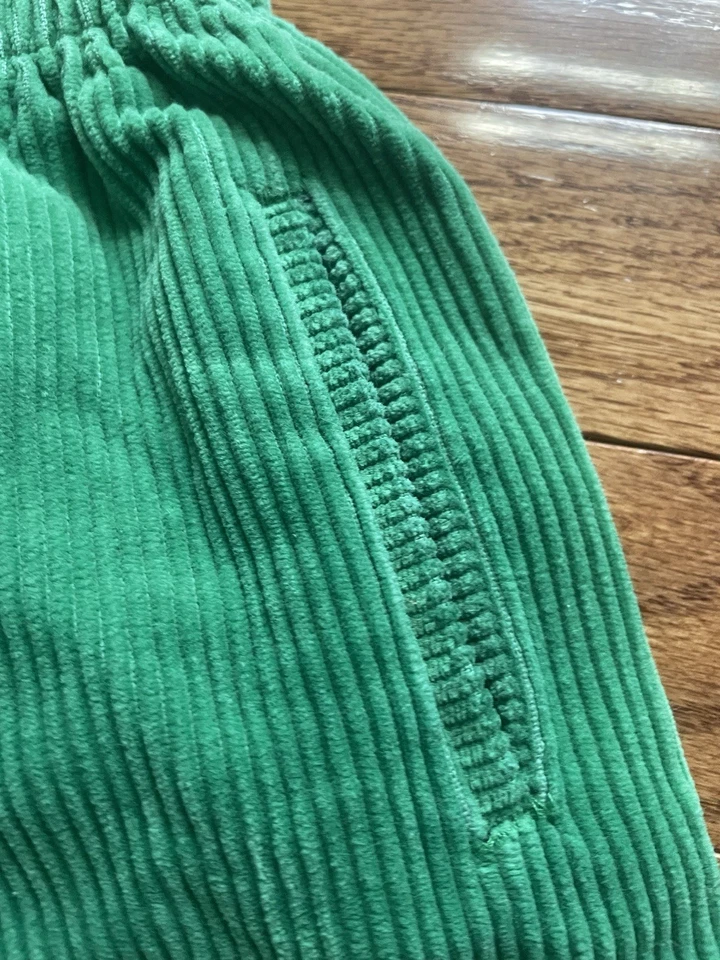 Pantalones de pana Buster vintage marrón verde talla 5 niños hechos en EE. UU. Foto 4 de 4