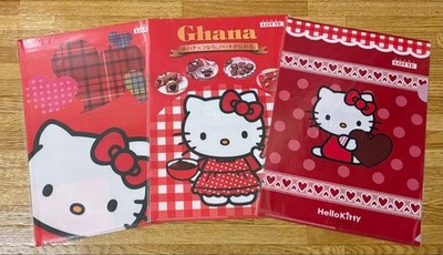Hello Kitty Lawson Ghana 2013 durchsichtige Datei 3-teiliges Set authentisch