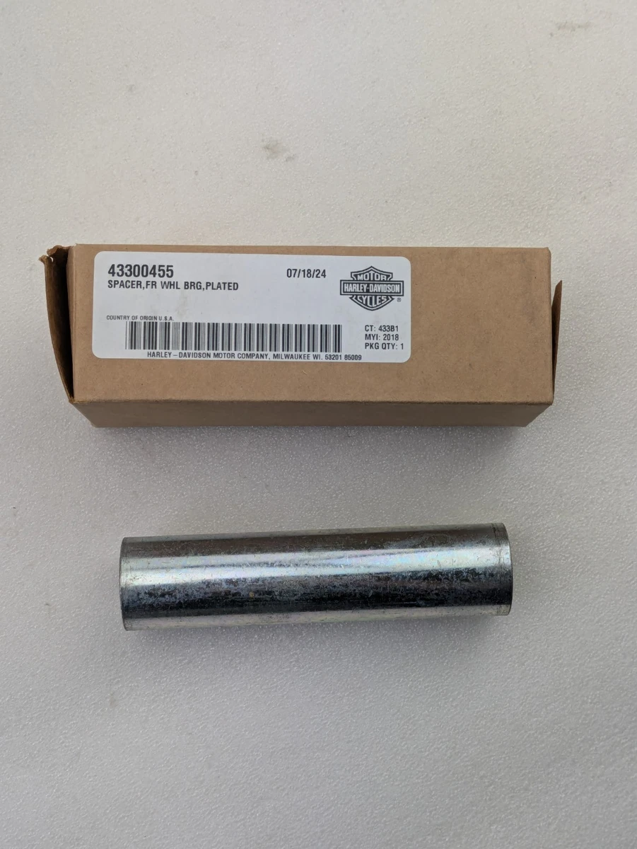 Kit De Espaciadores De Eje De Rueda Negros (ID 3/4" - OD 1-1/4") Para Harley Dyna, Softail, Touring | Risemotom8