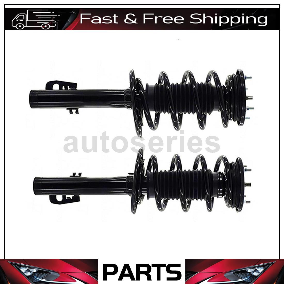 Front Left & Right Strut and Coil Spring Fits 2009 Ford Flex