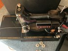 Vintage 1957 SINGER 221 Featherweight Sewing Machine, Case, & Attachments — photo 2