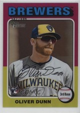 2024 Topps Heritage High Number Rookies Chrome /699 Oliver Dunn #653 1c38