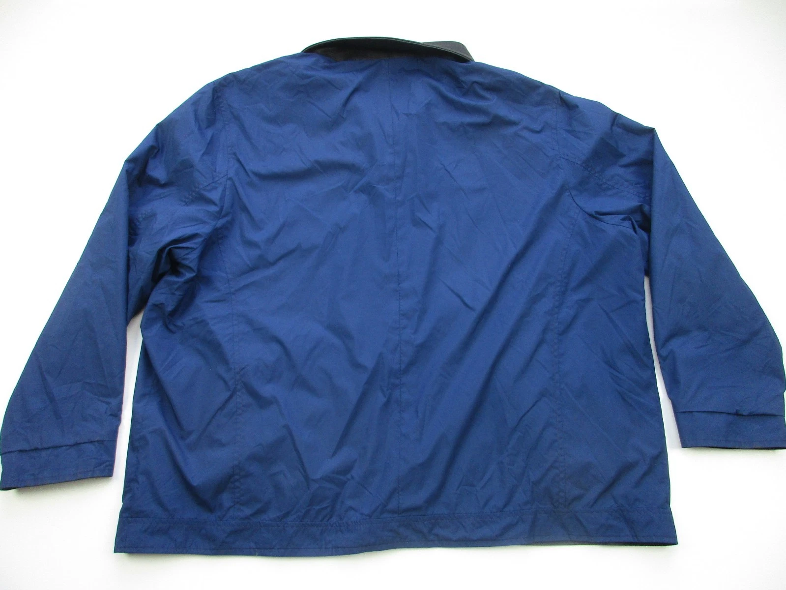 Mens 2XL Remy Rochester Jacket Reversible Windbreaker Leather Lambskin trim - product detail image 9