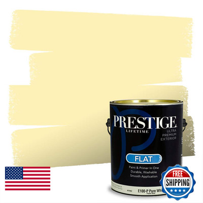 Prestige Paints Exterior Paint And Premiumr In One 1-Gallon Flat Comparable Matc