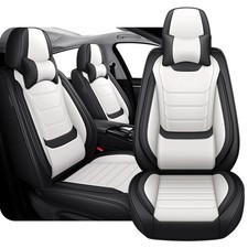 JZSA Car Seat Covers Fit for KIA NIRO 2017-2025,Waterproof Nappa Leather Car ...