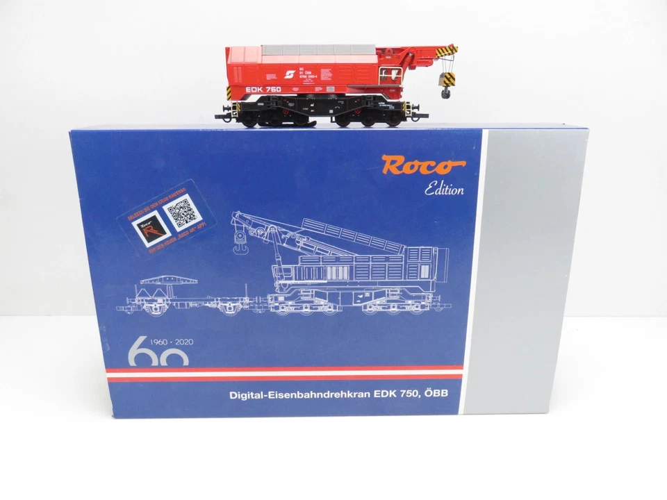 (THX876) Roco 79036 Digital-Eisenbahndrehkran der ÖBB, Sound, AC, H0, OVP - Bild 2 von 4