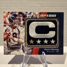 2012 Topps Football NFL Captain Patch Relic Cards Visual Guide 50