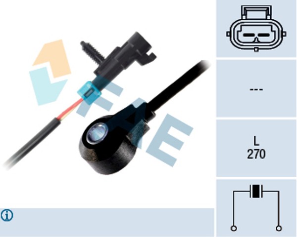 Klopfsensor FAE 60244 FüR Opel Chevrolet M07 G09 Insignia GT Astra Sports Tourer-image