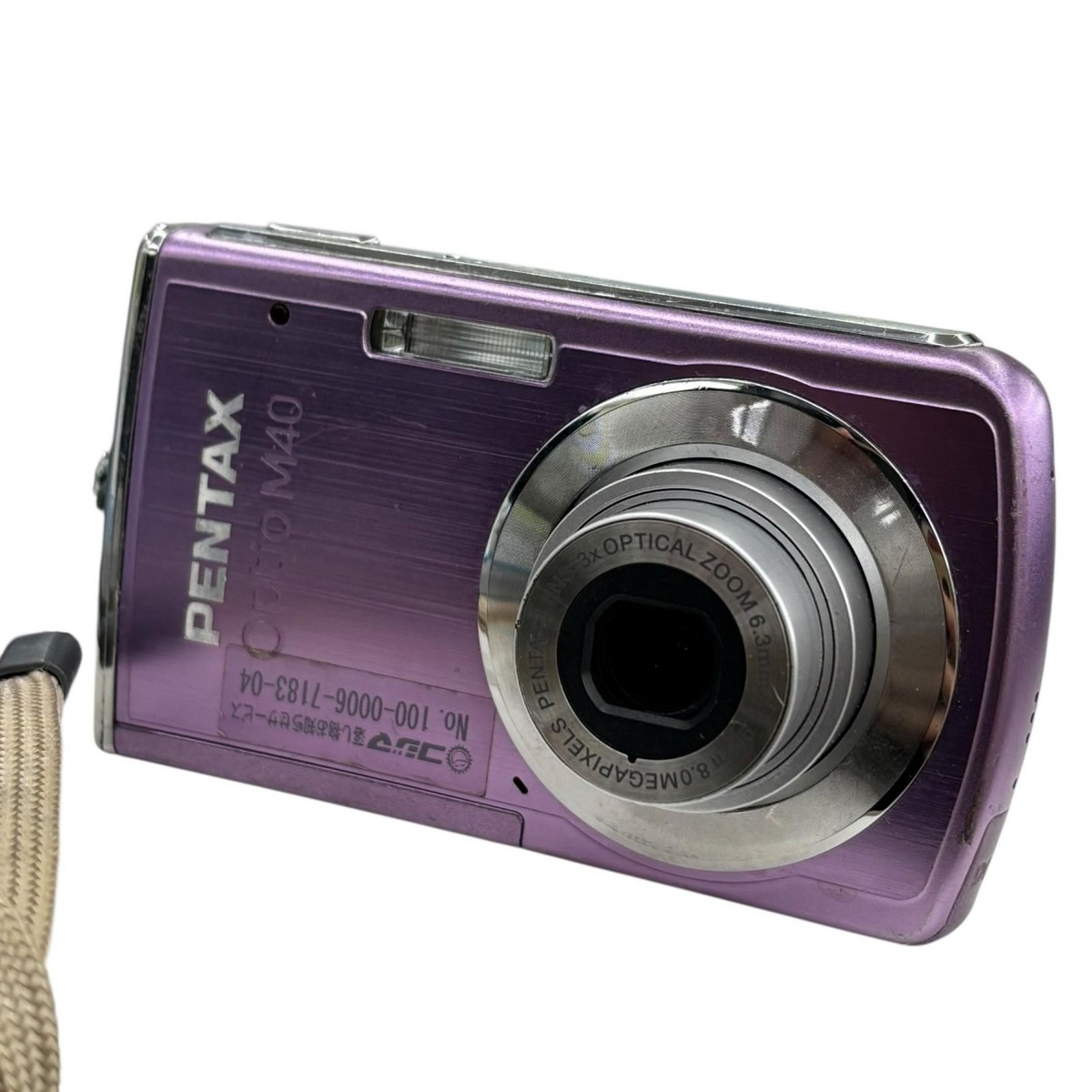 PENTAX Optio M40 Digital Camera Purple Tested Condition | eBay