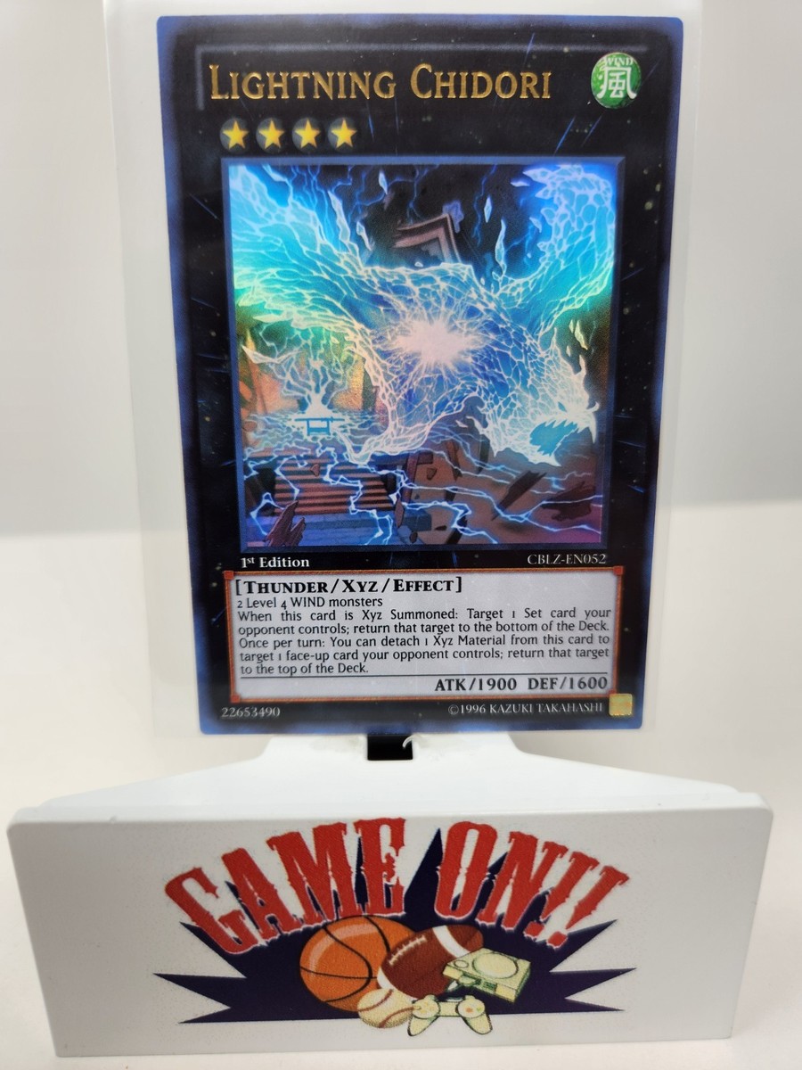 YuGiOh Lightning Chidori CBLZ-EN052 1st Edition Ultra Rare LP | eBay