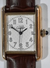Must de Cartier 2413 Vermeil Tank watch large 5