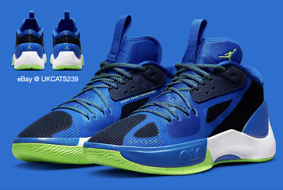 Nike Air Jordan Zoom Separate Shoes Midnight Navy Electric Green