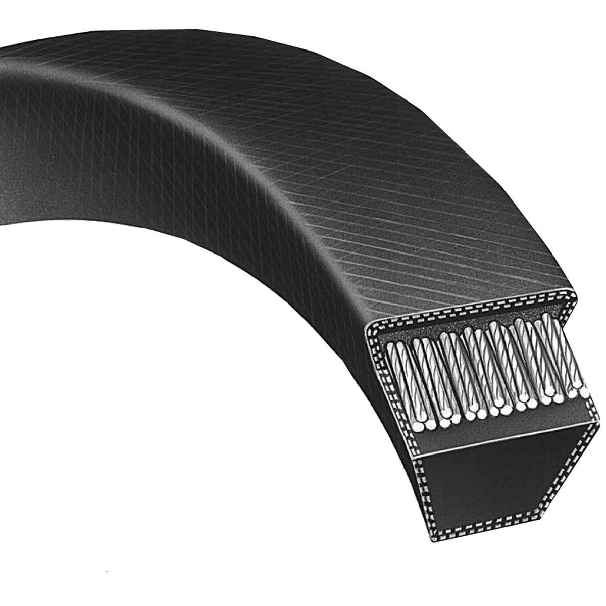 Cinghia A V D&D Dura-Prime PowerDrive - Misura A116 / 4L1180 (1/2 X 118 Pollici), Per Trasmissioni Cinghia Standard V-belt - Foto 4