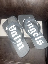 Palm Angels Rubber Logo Flip Flop Black Size EU 40 Men  s Could Be Unisex