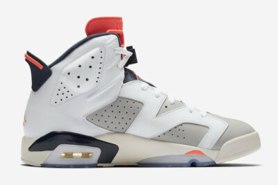 Nike MEN'S Air Jordan 6 Retro TINKER White Infrared Neutral Grey