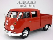 VW T1 Type 2 Delivery Bus Van - Pickup 1/24 Scale Diecast Model - RED