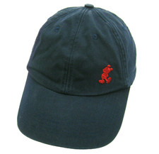 Disney MICKEY MOUSE Blue Baseball Cap Logo Hat Adult Adjustable 100 Cotton
