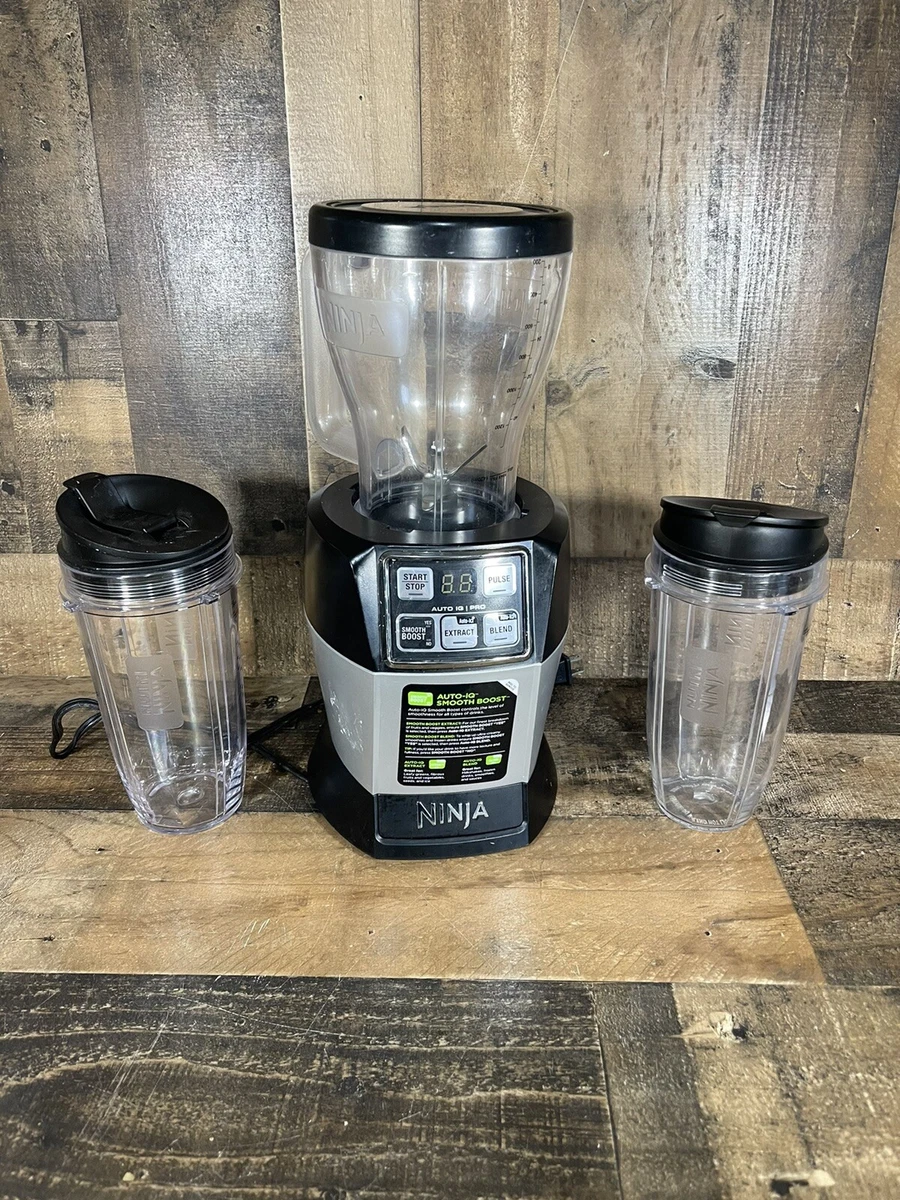 Nutri Ninja BL487 Auto-iQ Pro Food Smoothie Blender w/ Processor & Blade  WORKING