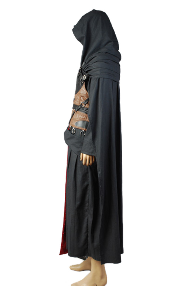 Star Wars Sith Dark Lord Darth Revan Costume Outfit Uniform Cosplay Cape Robe image 3